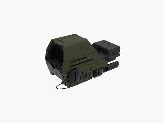FALKE LE QL Gen2 Reflexvisier - 2 MOA Punkt / 65 MOA Kreis OD Green