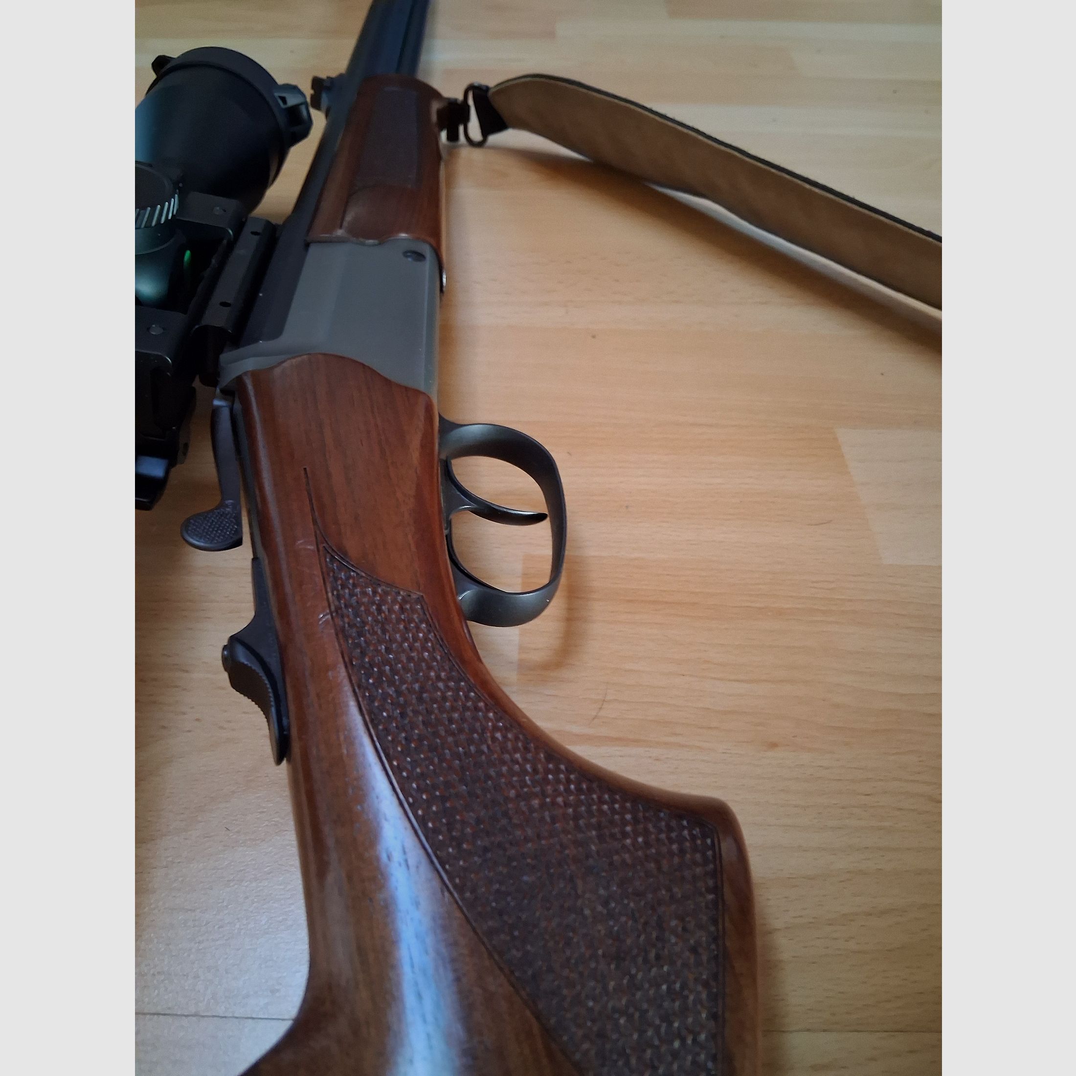 Bockbüchsflinte BBF Haenel Jaeger  8.10 mit Handspannung