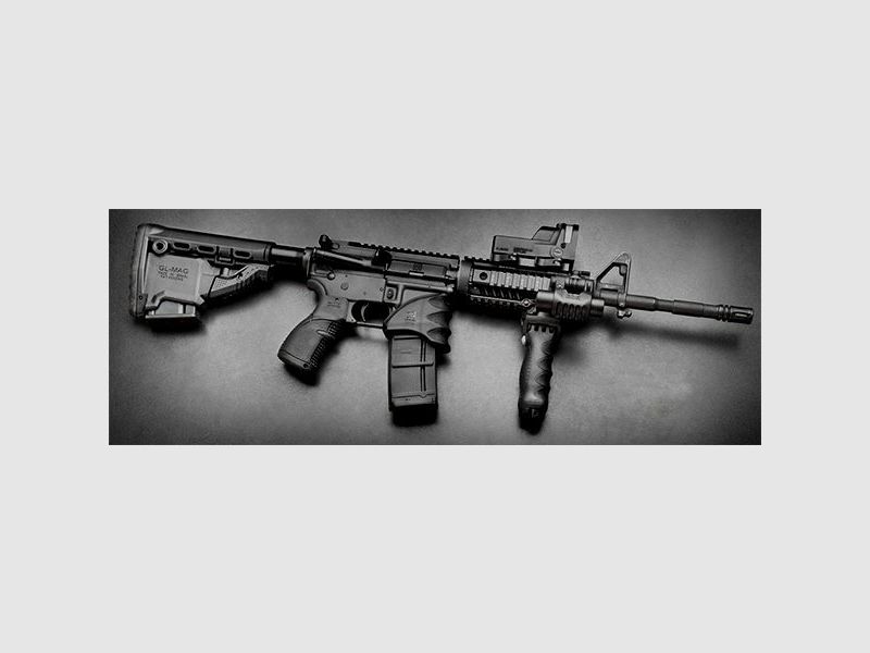 Repose main boitier AR15 Fab MWG noir, image 2 sur 2