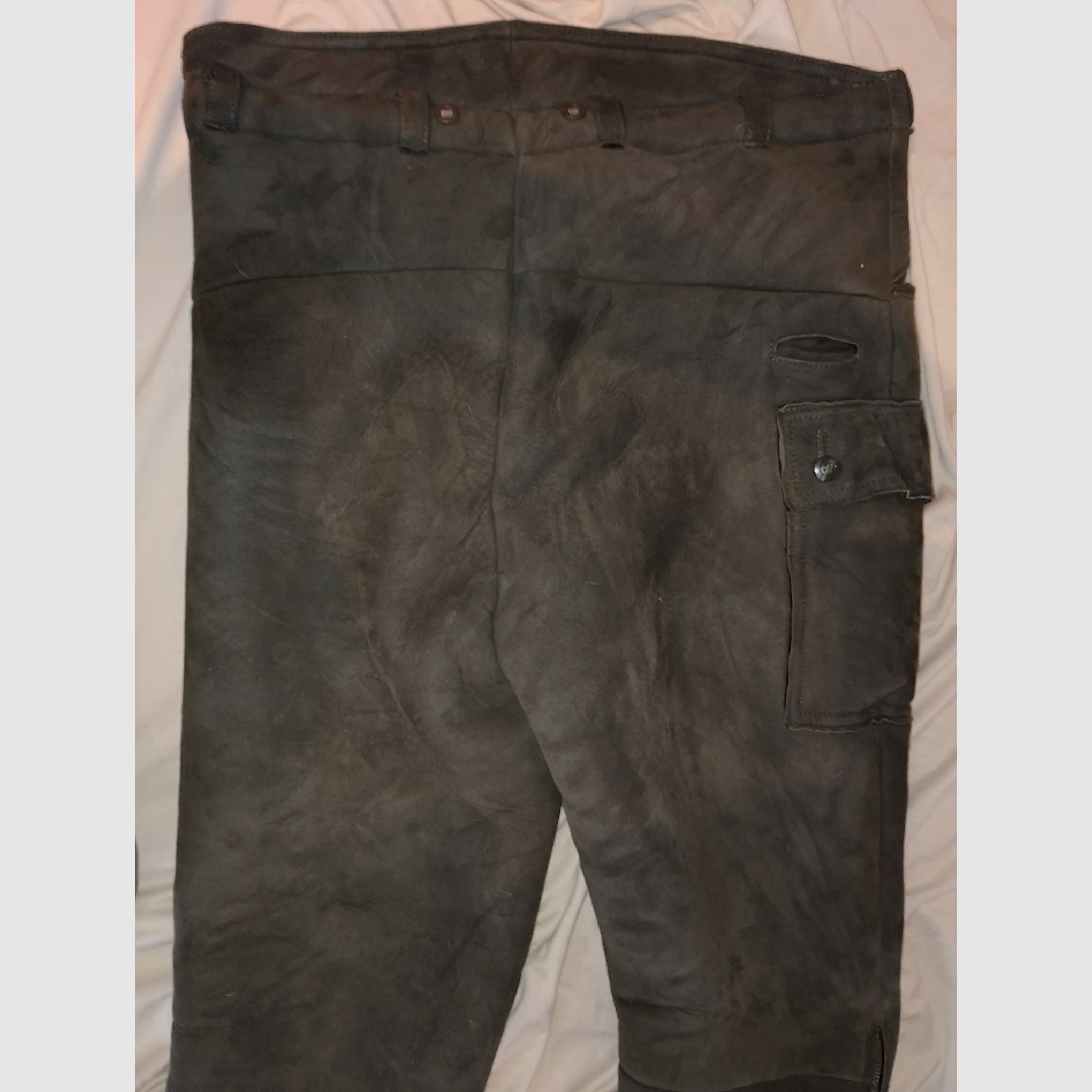 Qualitative Ansitzhose - Hersteller Leder Weiß