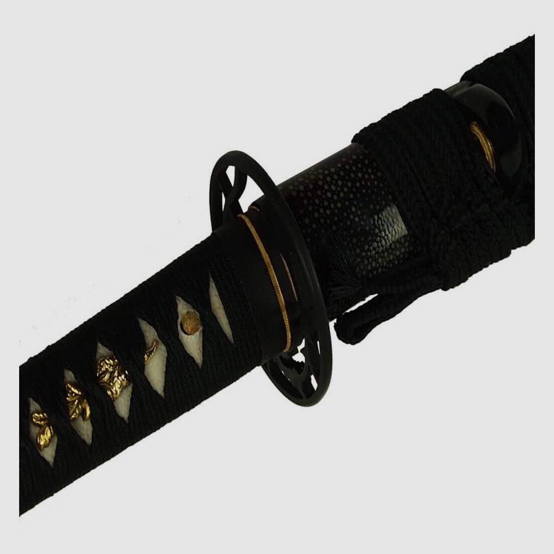 DerShogun Katana Samuraischwert mit Gyaku-Kobuse Klinge - 1095 Carbonstahl