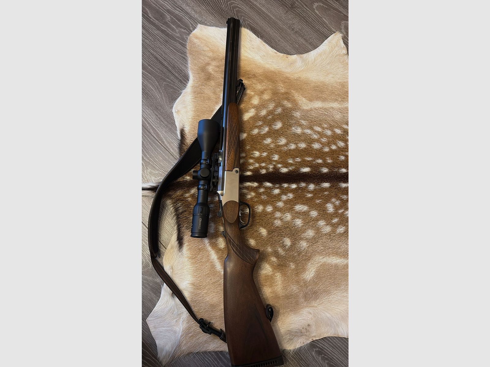 Escopeta de doble cañón (BBF) Patente Blaser con cañón intercambiable