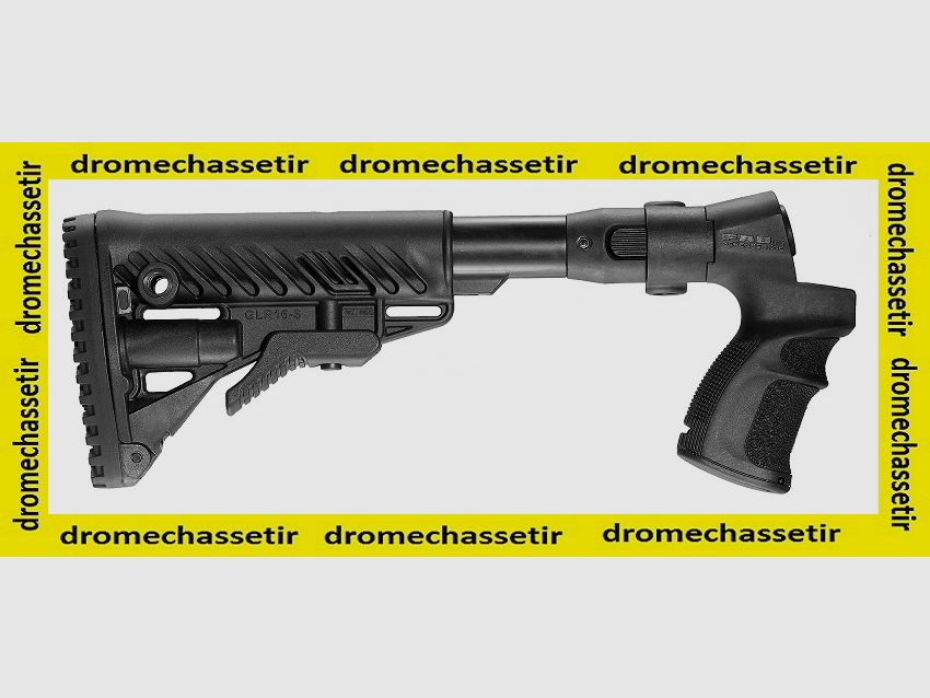 Taktische Klapp- und Teleskopschaft, FAB DEFENSE, für Remington 870, schwarz