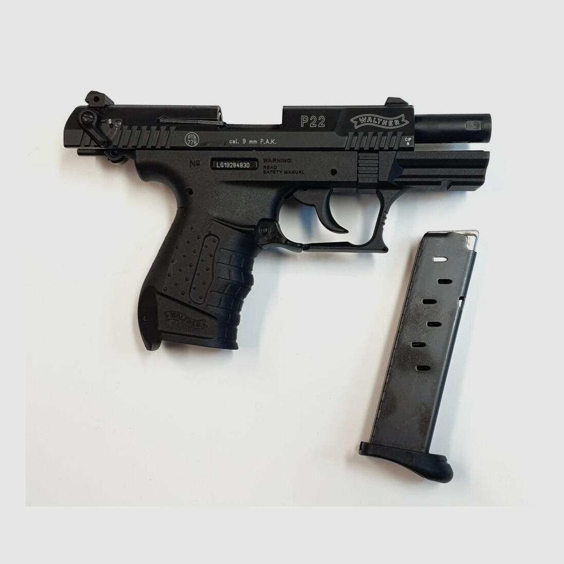 UMAREX Walther P22 Classic Schwarz Kal. 9mm P.A.K. - gebraucht
