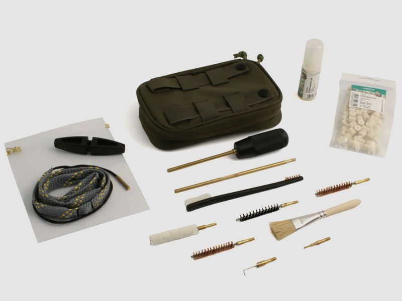 Niebling Premium Cleaning Set for Pistols 14-piece .22 - .228 / 5.56mm - 5.7mm (e.g. .22LR, .22 WMR etc.)