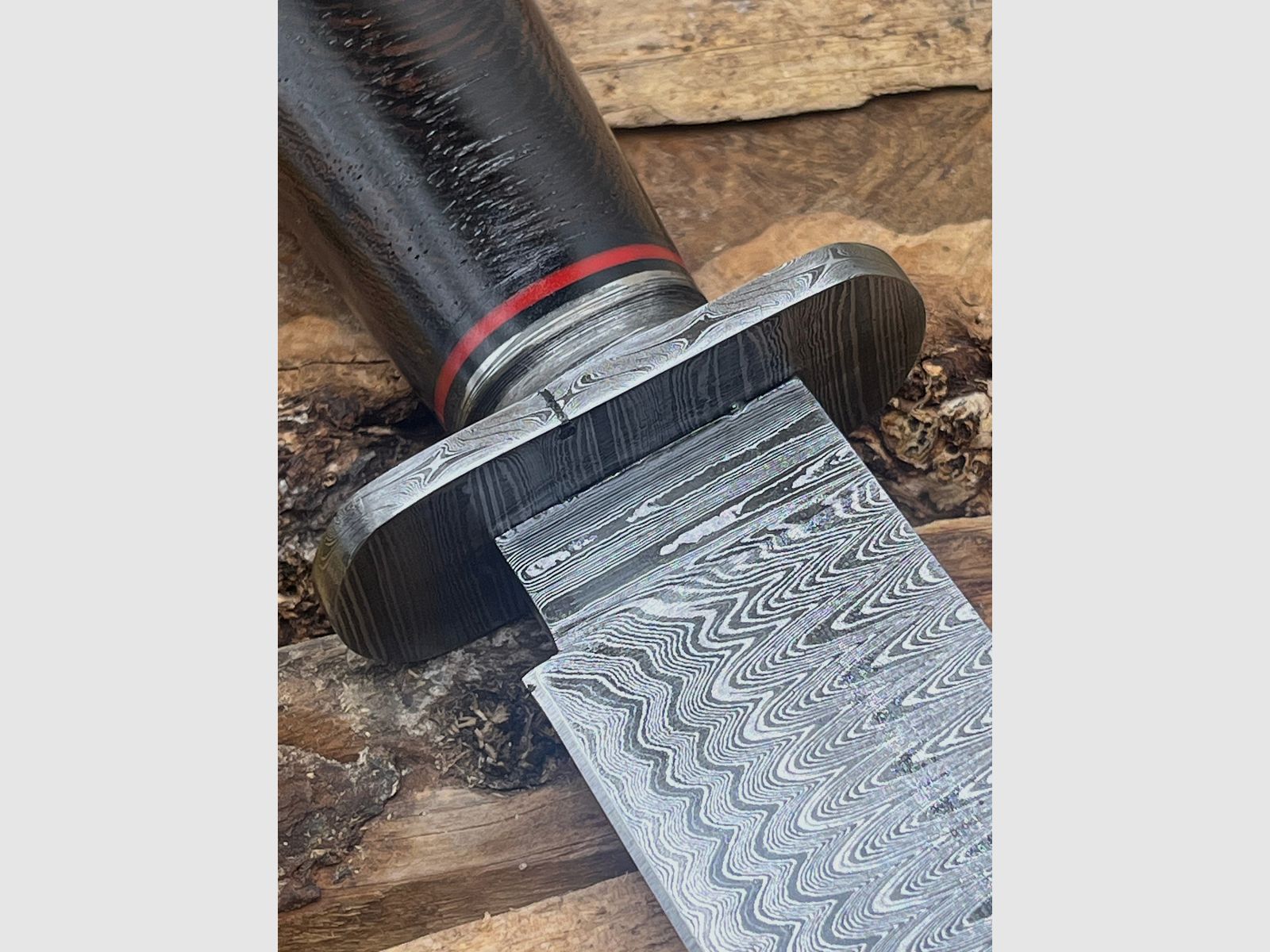 Jagdmesser Damaststahl 