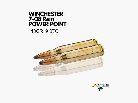 BALLES WINCHESTER 7-08 Rem POWER POINT 140GR
