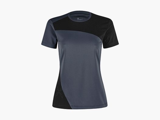 T-SHIRT – DONNA – MONTURA – MIX-UP T-SHIRT WOMAN ATHLETIC FIT Piombo / Black