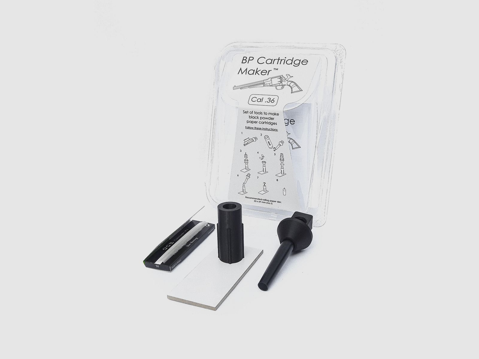 Wiederladekit für Papierpatronen Kaliber 36 Schwarzpulver, Bild 2 von 2