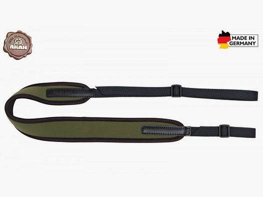 AKAH GEWEHRRIEMEN NEOPREN- UNIVERSAL - GRÜN