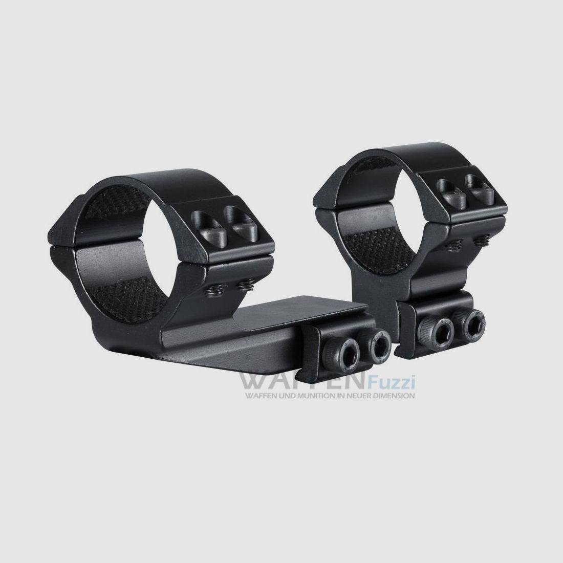 Verzamelmontage 2" voor 11mm prisma rail hoge zadelhoogte 30mm ringdiameter