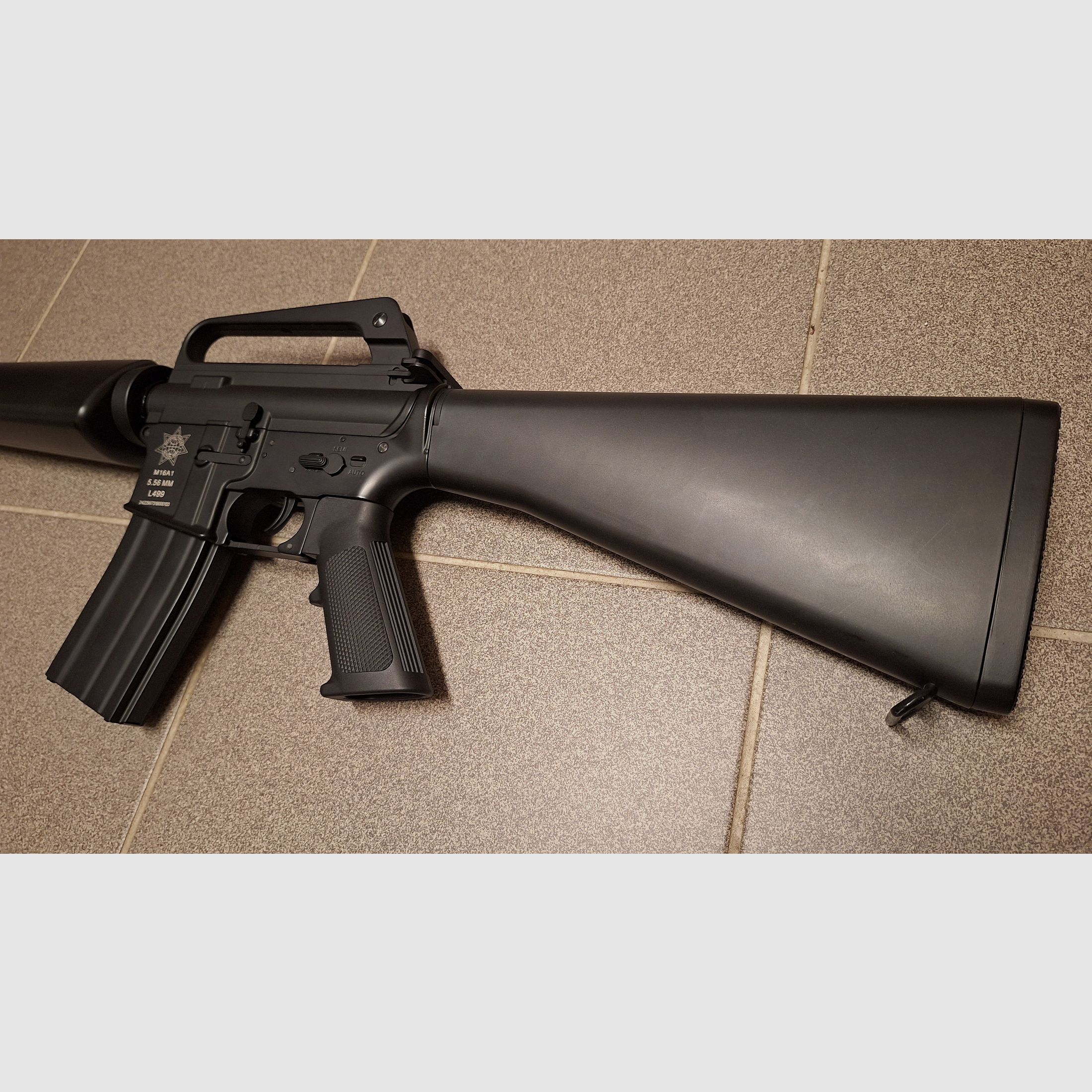 M16A1 VN Vietnam Sturmgewehr, Vollmetall, CO2 Kaliber 4,5BB, 2xMagazin-NEU!