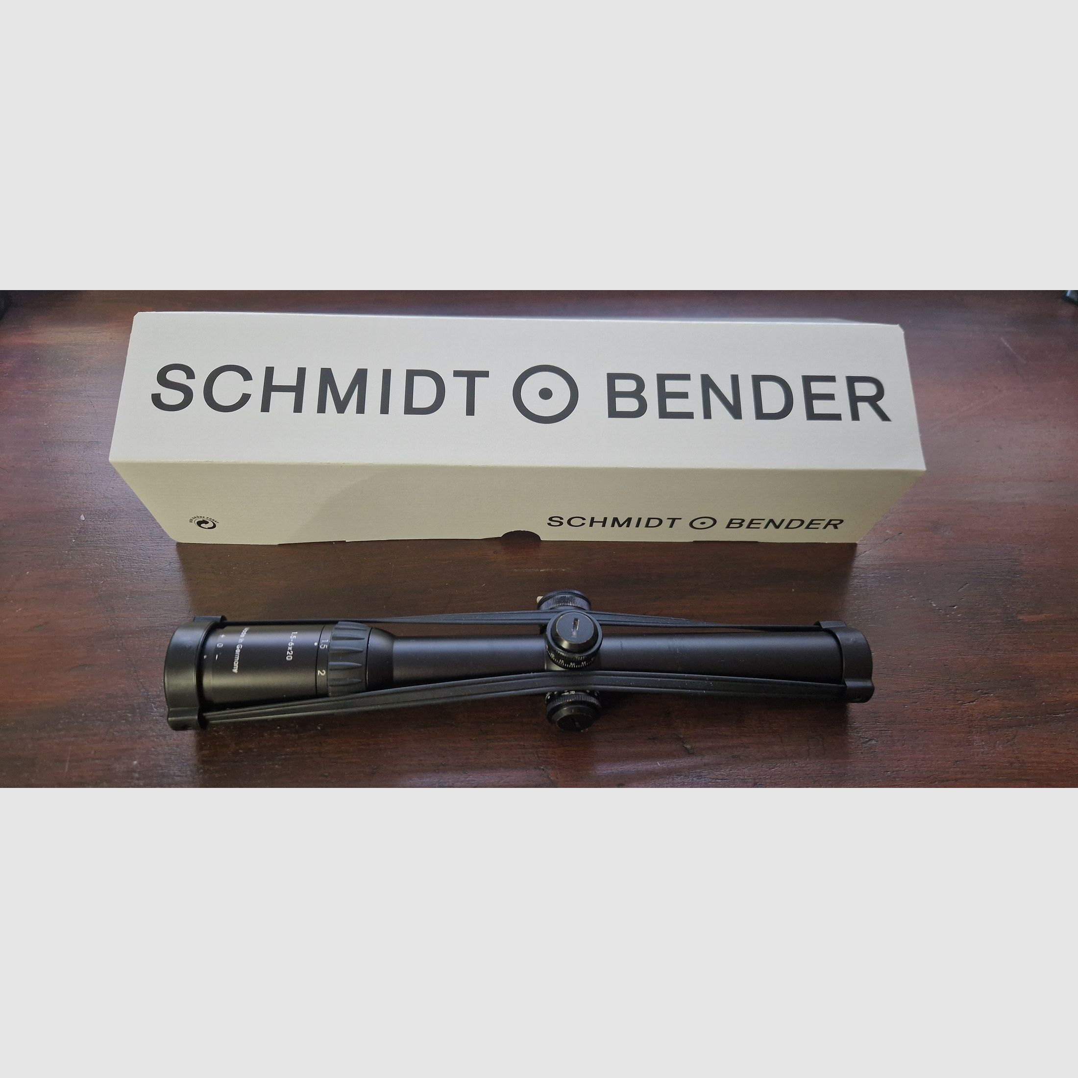 Schmidt & Bender 1,5-6x20 LM FD P3 Timer, Laserschutz Drückjagdglas Optik Zielfernrohr