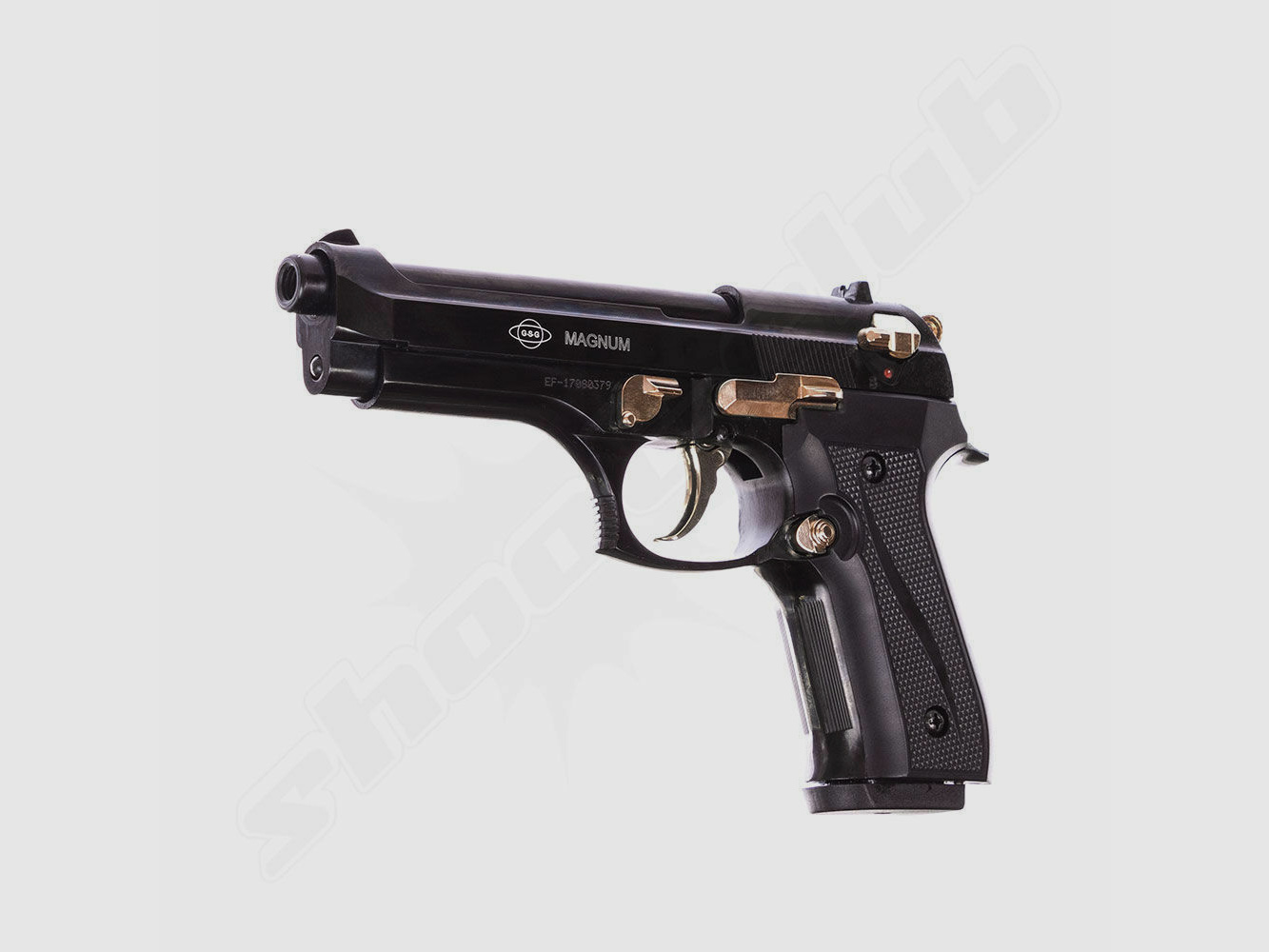 Ekol Firat Magnum Blank Pistol 9mm P.A.K. / Black-Gold