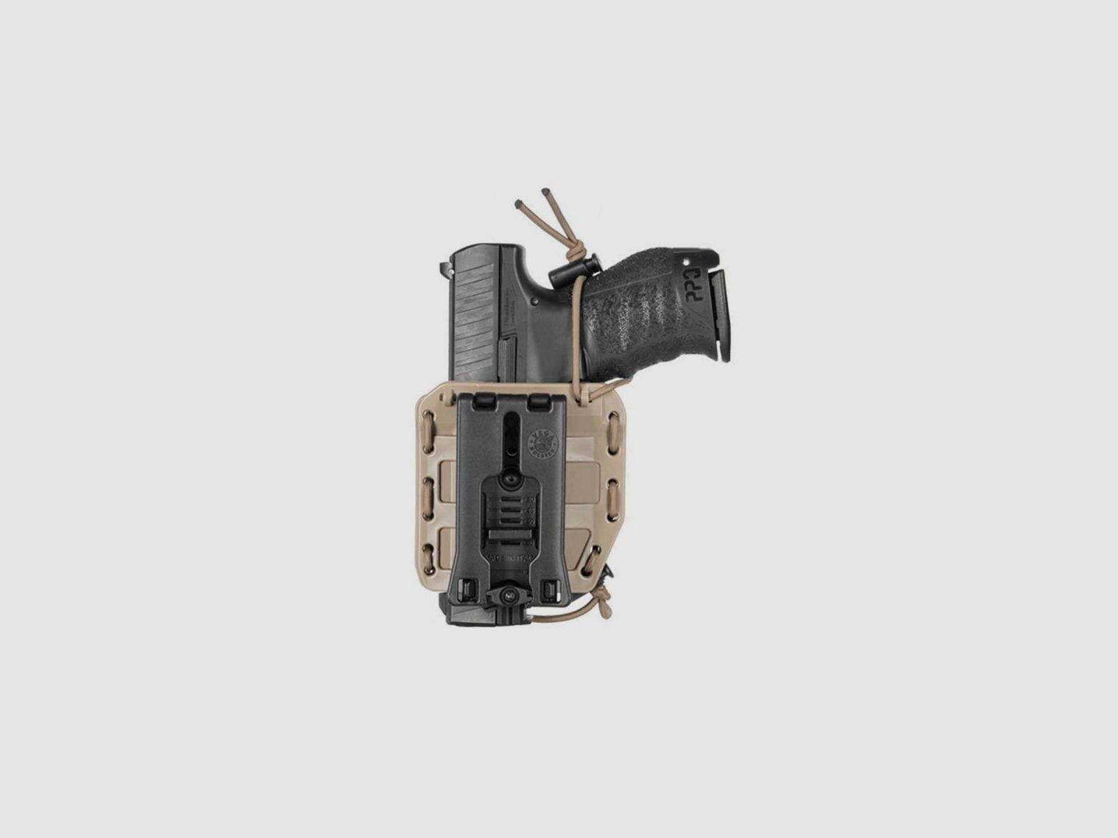 T.A.C.S. Universal Bungy Modular Holster L/AUTO Coyote Tan