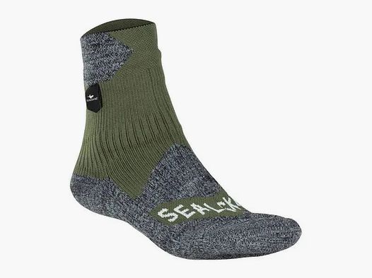 SealSkinz Sealskinz Skarpetki Bircham - Czarny Szary / 36-38