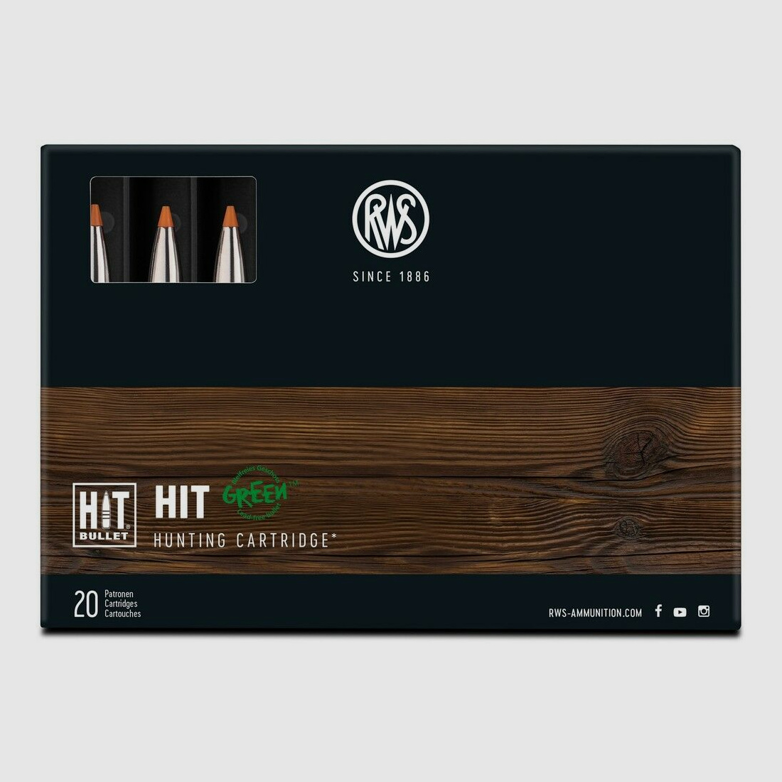 RWS 160grs HIT 20STK