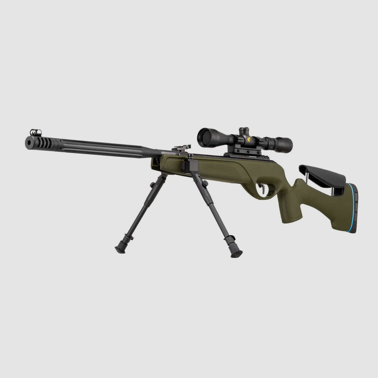 Gamo HPA Mi Jungle 3-9x40WR bolt-action rifle with double bipod