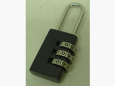 Candado de combinación - para estuches/maletas
