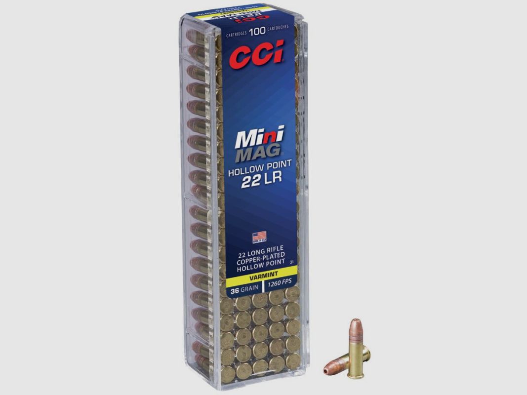 CCI .22LR HP Mini MAG 36gr.