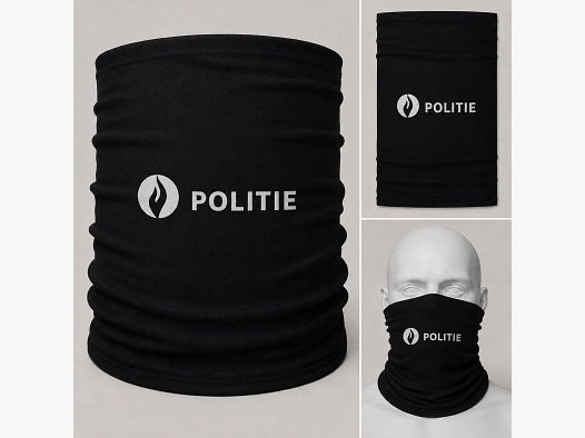 Original Ecostretch ''POLITIE'' (Solid Black) Buff