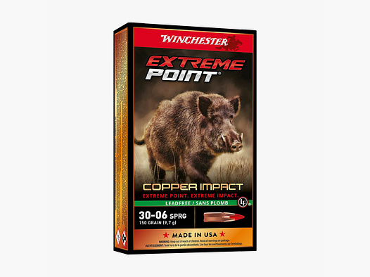 Winchester	 Extreme Point Copper Impact 150grs - 20 Stk.