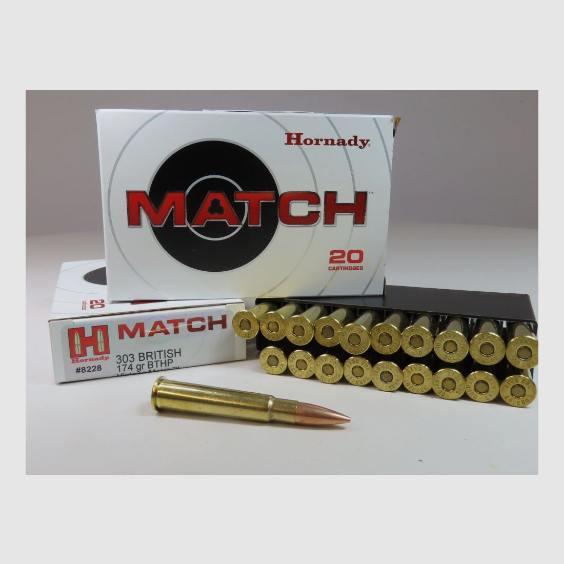 Hornady Match .303Brit. / 174gr BTHB Vintage Match