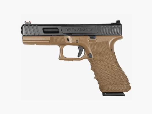 P01 GBB Airsoft Pistolet w TAN | Delta Armory