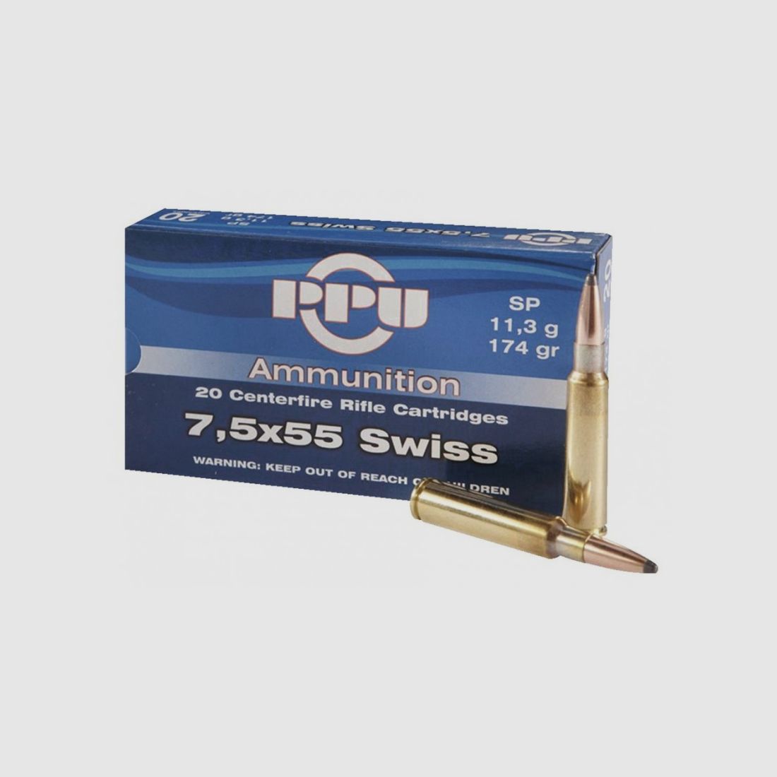40 Partizan kal. 7,5x55 174 grs soft point