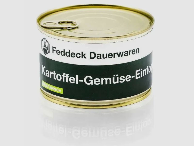 Feddeck Dauerwaren Fertiggericht Dose Kartoffel-Gemüse-Eintopf 400 g