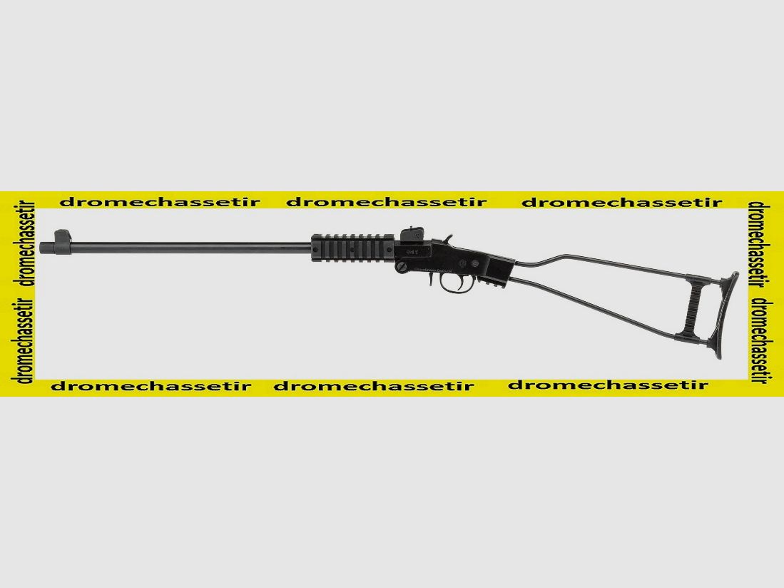 Klappbüchse Little Badger, Kal. 17 HMR, Picatinny-Schiene, Skelettschaft und Gewinde