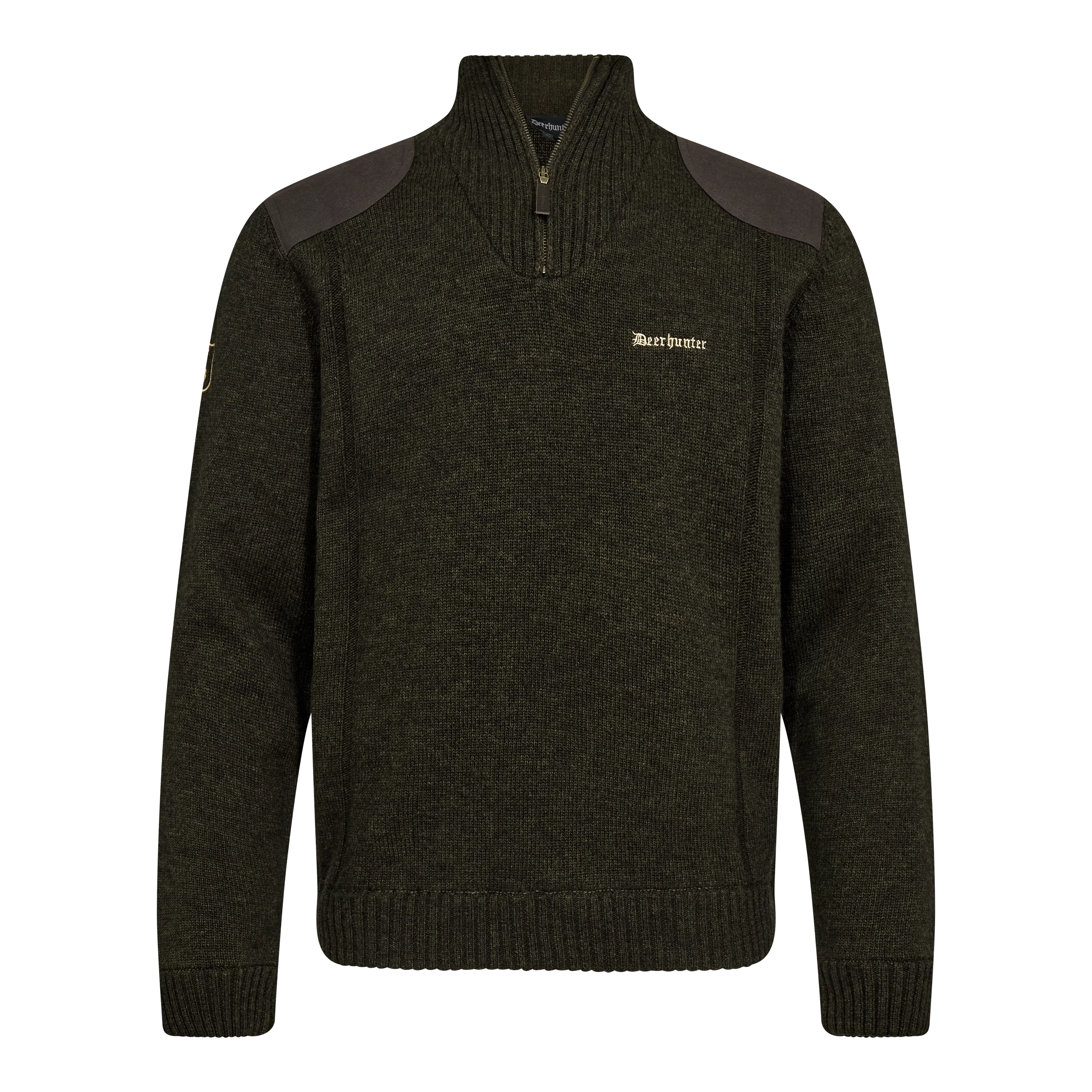 Finley pull en maille avec fermeture éclair ½