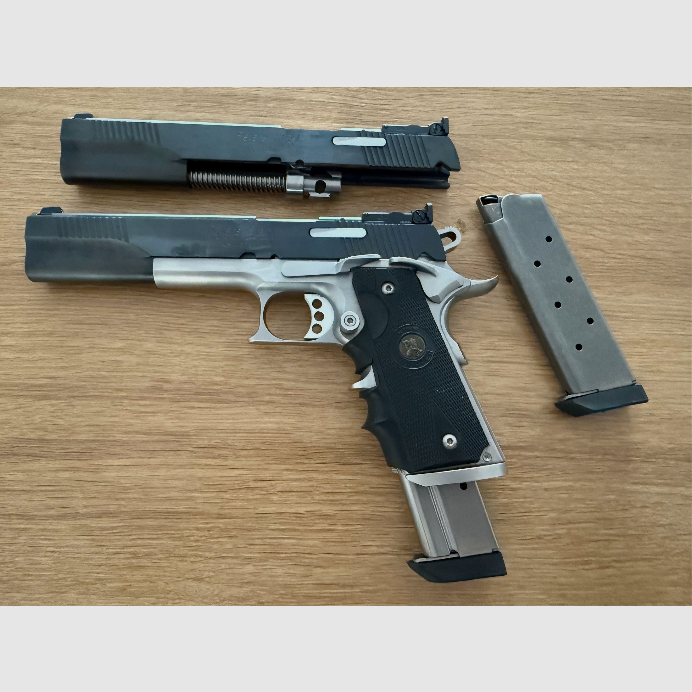Peters Stahl Multicaliber 6“ en calibre .45ACP & échange 9mm Para