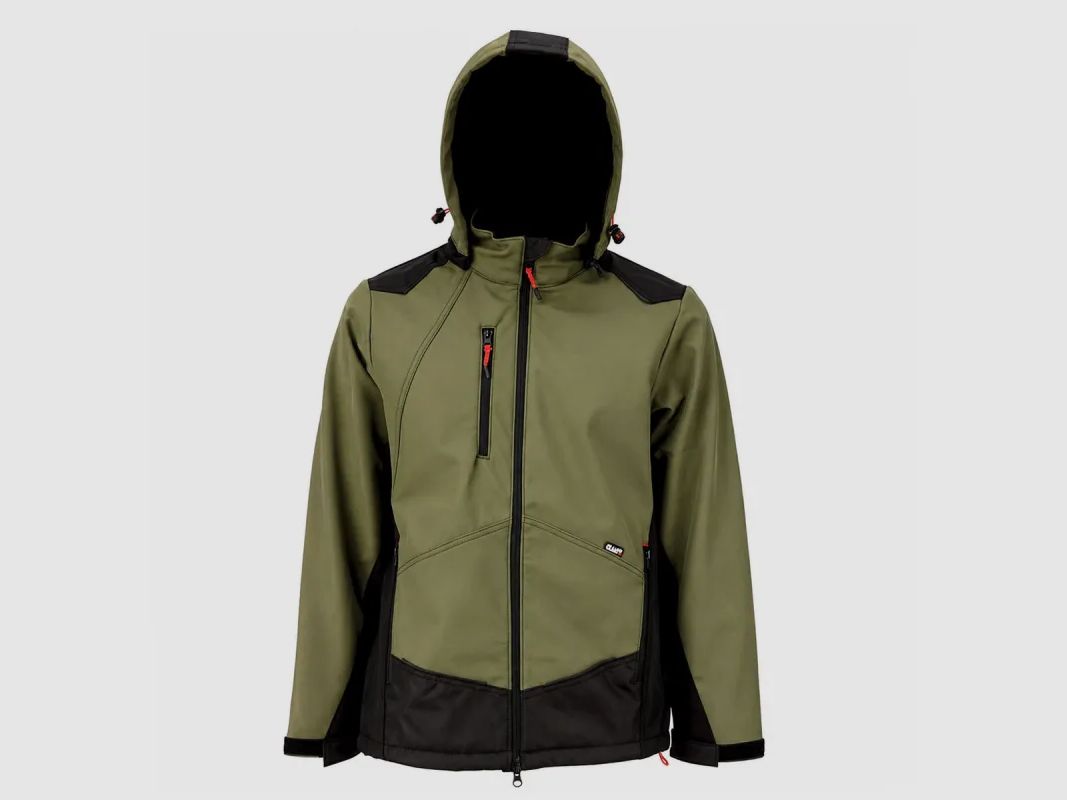 Softshell-Blouson River polar Polyester khaki schwarz M bis 3XL, Bild 9 von 15