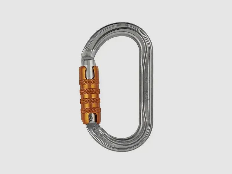 Petzl Oval Carabiner OK Triact-Lock silver