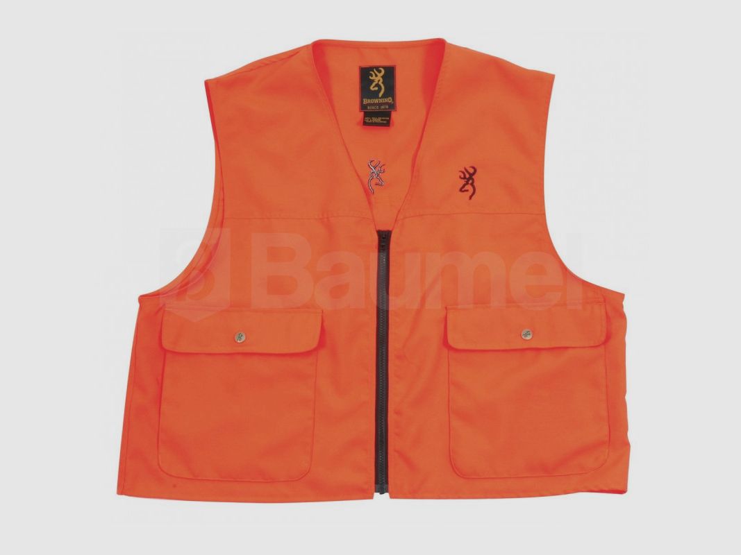 SICHERHEITSWESTE BROWNING TRACKER ONE ORANGE-M