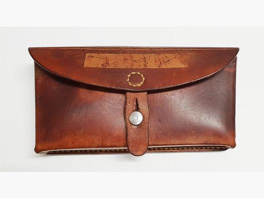 originele Zwitserse leger STGW 57 magazijntas voor het sturmgeweer 57 leren tas voor 1 magazijn