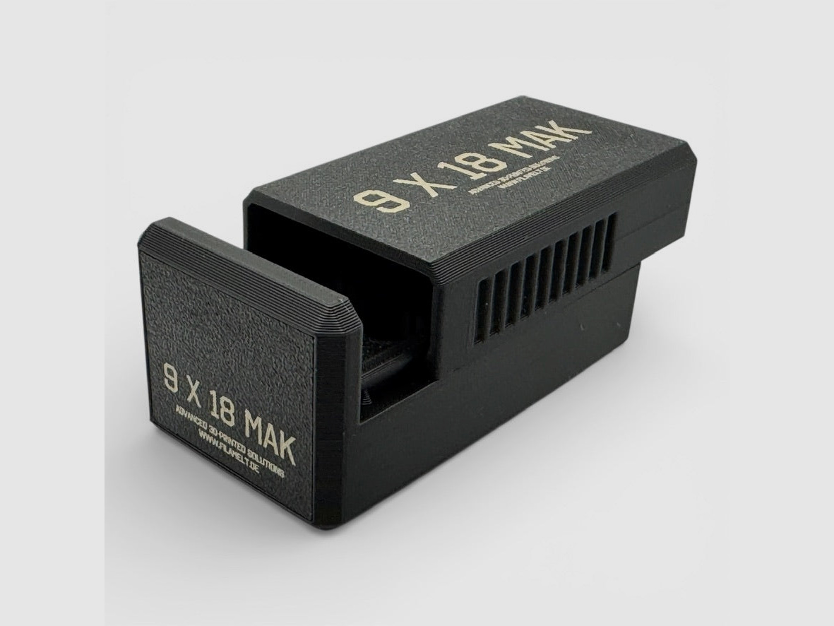 Filamelt Munitionsbox / 9mm Mak (9x18) / ‘Schiebedeckel’ / Patronenbox, Ammo Box