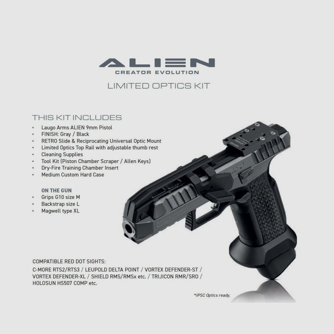 Laugo Arms Mod. ALIEN Creator Ltd. Optics