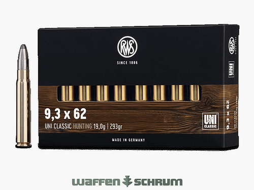 RWS UNI Classic 19,0g - 293gr 9,3x62