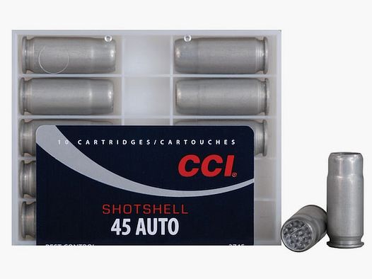 Cartouche à plomb CCI .45 ACP 120GR 10 cartouches