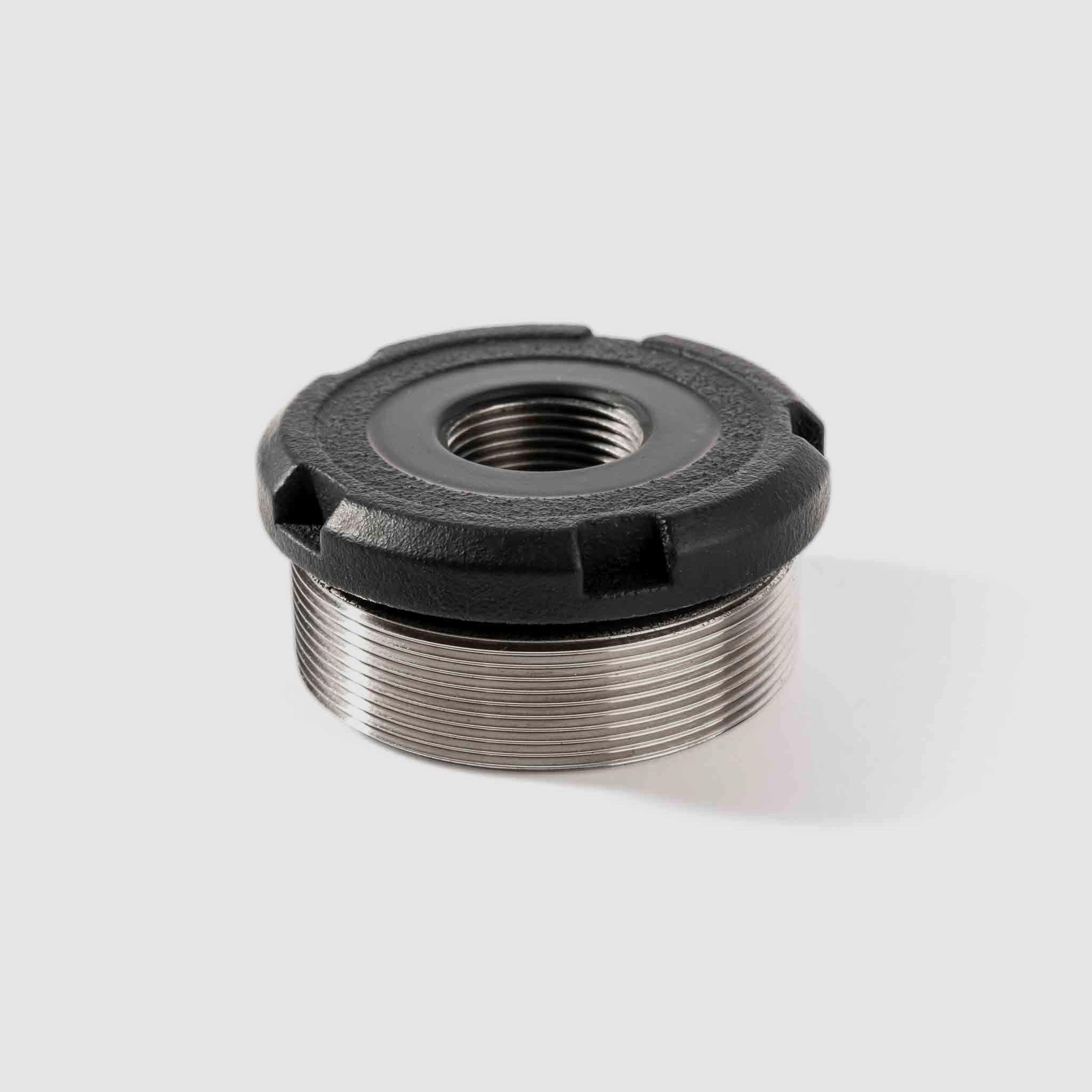 Q-WORKS Adattatore filettato per canna / Direct Mount (DM) – Nero - 1/2-20 UNF
