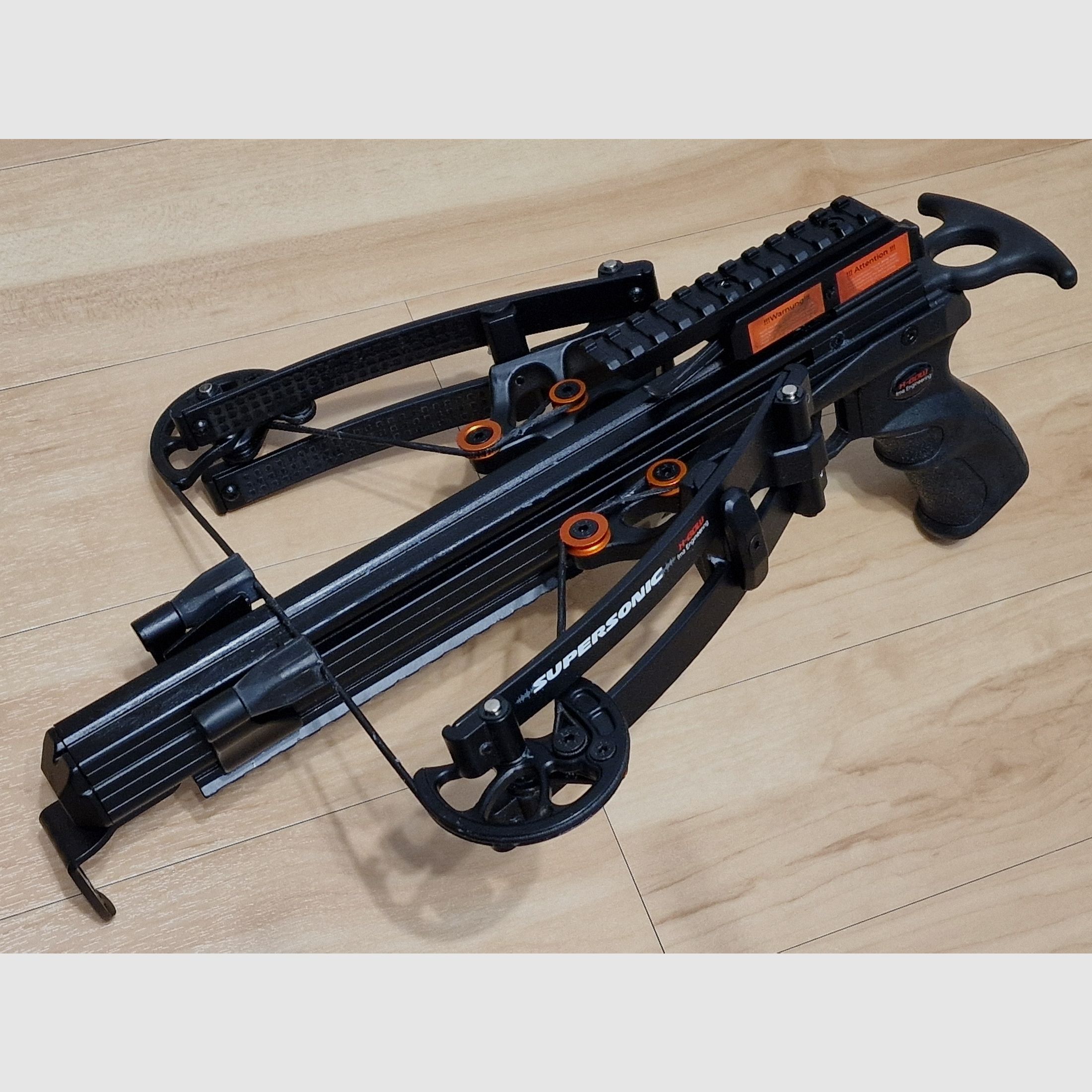 X-Bow Supersonic Rev - Nuovo di zecca incluso OVP, accessori, 30 dardi