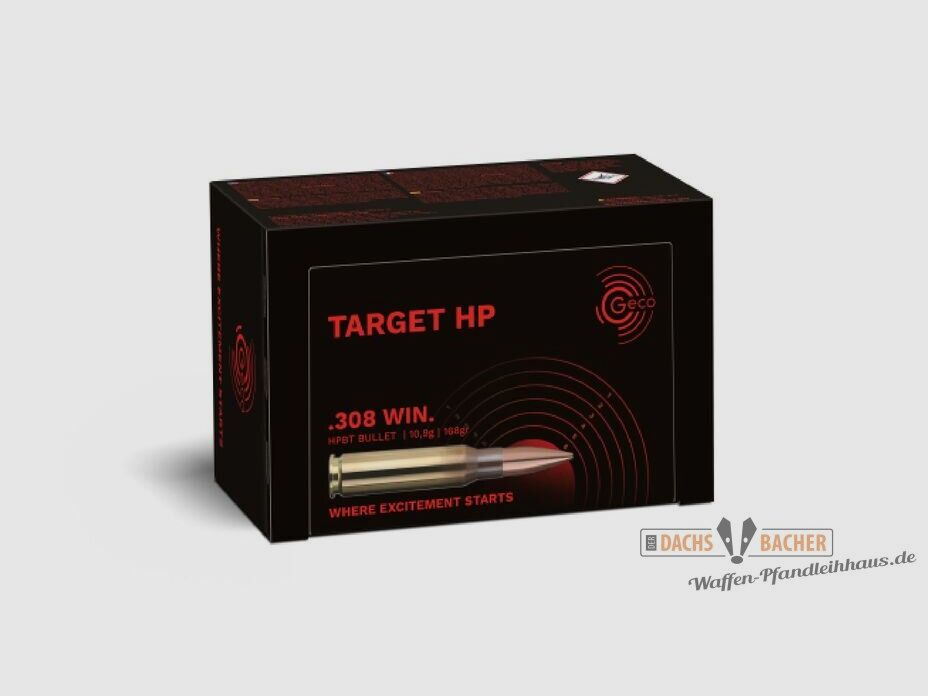 GECO .308 Win. TARGET HP 10.9g/168gr 50 rounds