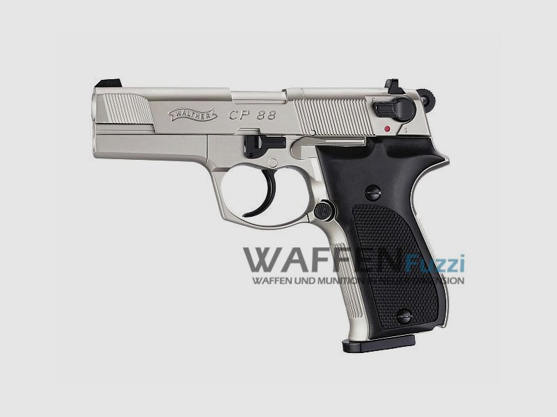 Walther CP88 CO2 Pistole 4,5 mm Diabolo, vernickelt