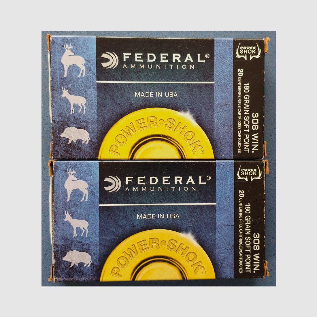 Federal Power Shok .308Win. 180 grain