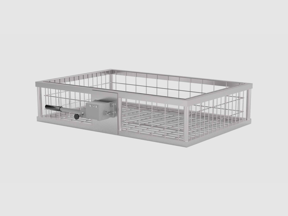 Eurohunt Heckträger verzinkt 890 x 585 x 200 mm mit Schnellkupplung