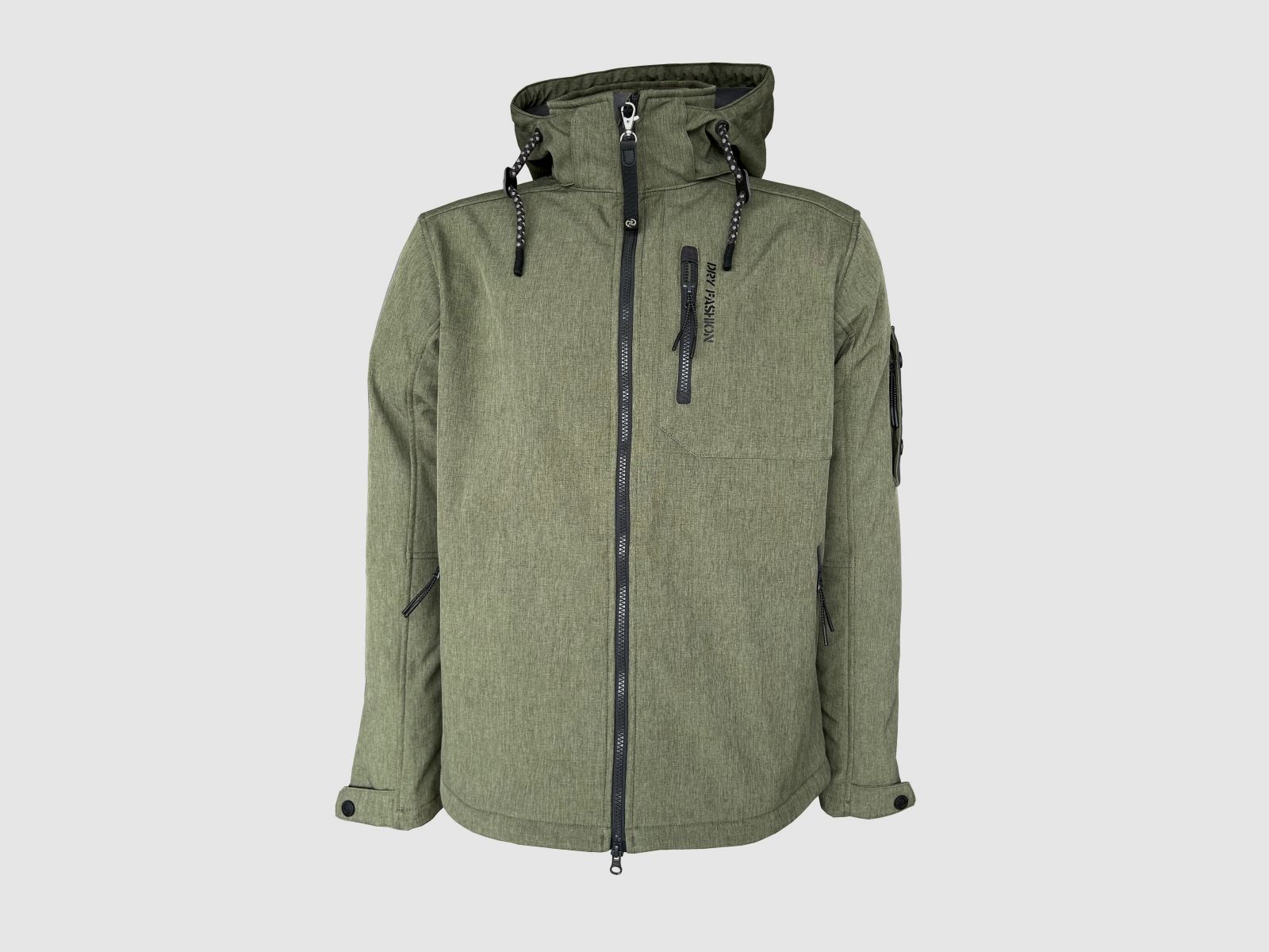 DRY FASHION Herren Softshell Jacke Wangerooge Oliv