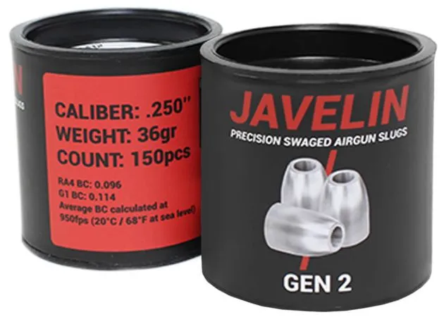 Javelin Gen 2 slugs 6,35 mm, 36 grain (.250), afbeelding 2 van 2
