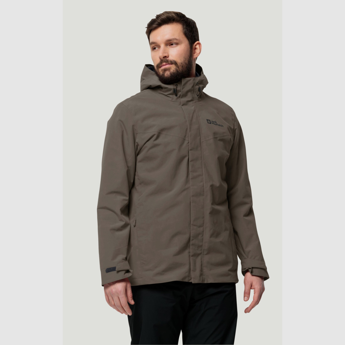JACK WOLFSKIN Altenberg 3in1 Jacke M Cold Coffee
